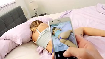 Play Engraving his sister's ass while he sleeps The father of the kid almost hits him!