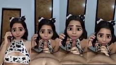Jouer Rencontre Hentai Anal Netorare d'une blonde latina infidèle - Gros cul, trajet brutal, humiliation