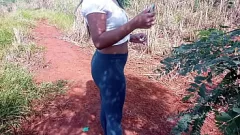 Play Brunette Teen Gets Anal Fucked in the Garden