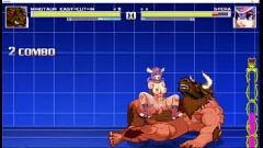 Reproducir Hentai Mugen: Romance y Minotauro vs Hibiki y Serta - Encuentro tórrido