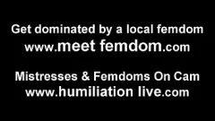 Jouer POV FEMDOM Ballbusting: Big tit