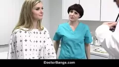 Play Barely-Legal Teen Harlow West in Unforgettable Threesome with Milf Nurse and Perv Doctor