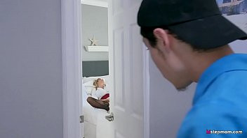 Play His mother takes advantage of his big cock when he catches her spying on her