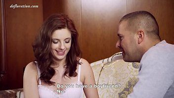 play Redhead virgin deflowered on her parents' couch